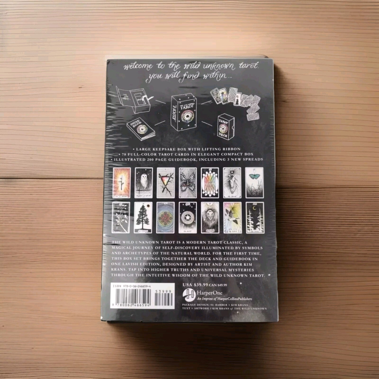 The Wild Unknown Tarot Deck & Guidebook Box Set By Kim Krans New Sealed Gift 1