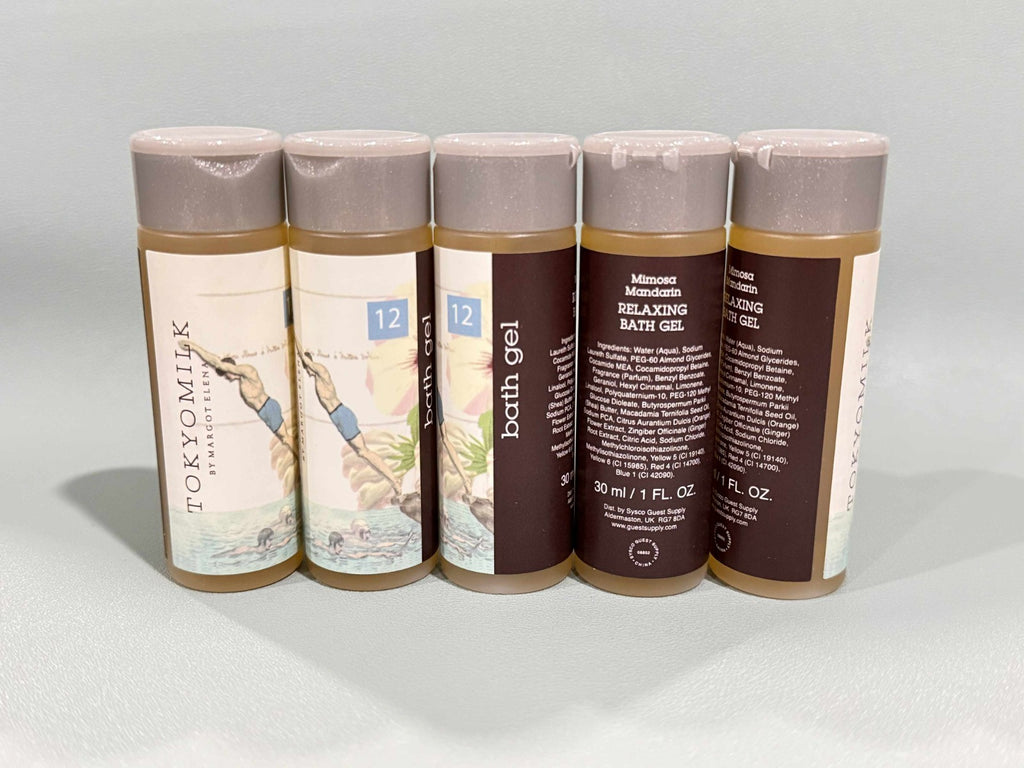 5 Tokyo Milk by Margot Elena Bath Shower Gel Soap No 12 Travel Set NEW TOKYOMILK1