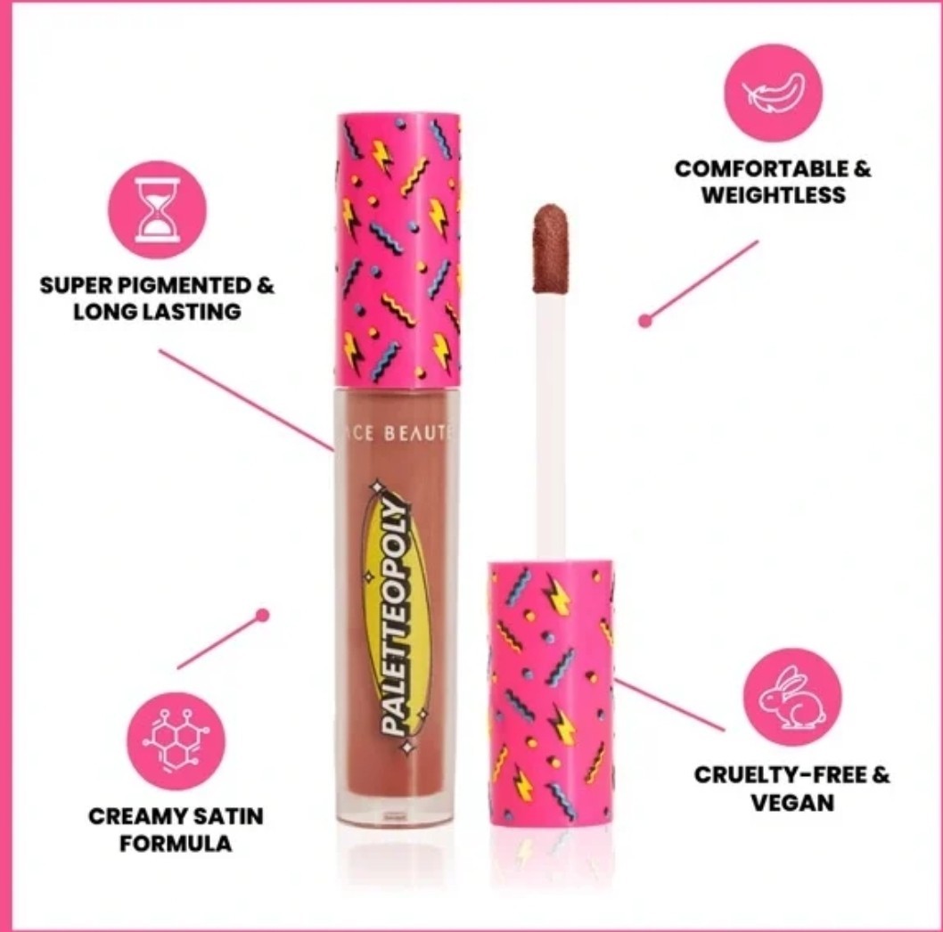 Ace Beauté Paletteopoly Liquid Lipstick Set 4pc – Teddy Polly Strawberry Short1