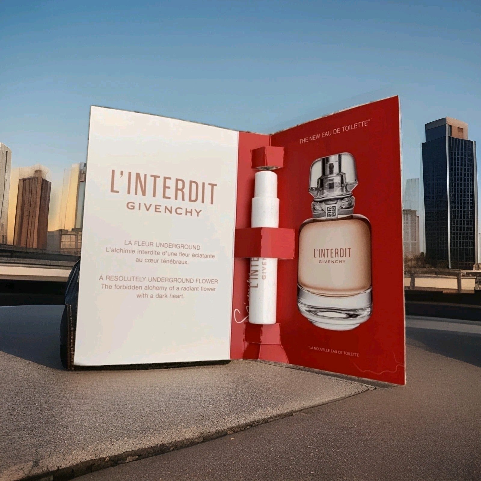 New! Givenchy L'INTERDIT Eau de TOILETTE EDT 1ml / 0.03 fl.oz. Spray Vial Sample1