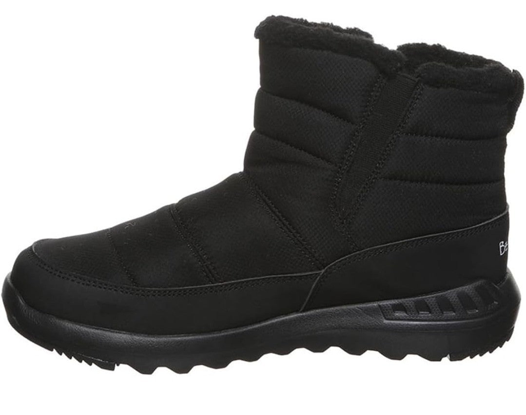 Bearpaw Women's Puffy Black Boots - Faux Fur Lined Snow Booties Sz 11 NWOB1