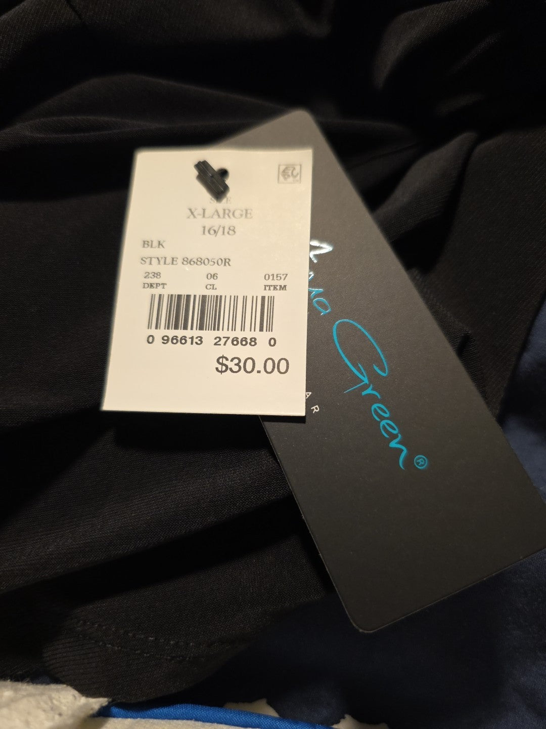 Aqua Green Black Tankini Top Swimwear XL NWT New Woman’s UPF 50 Tiered Ruffle 5