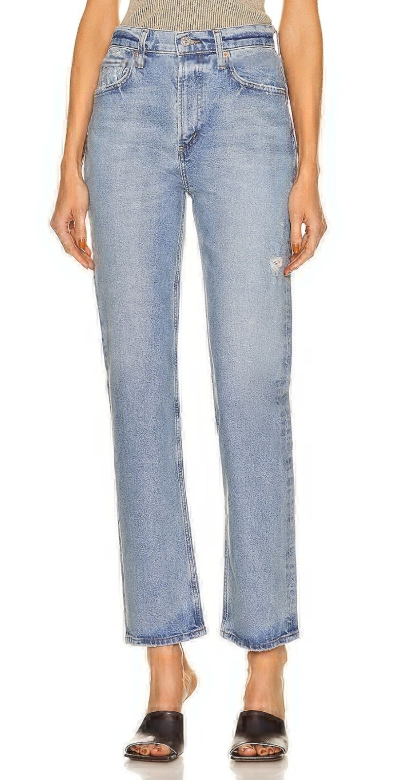 $228 Citizens of Humanity Daphne High Rise Stovepipe Jeans In BYTHE Sz 27 NWT 0
