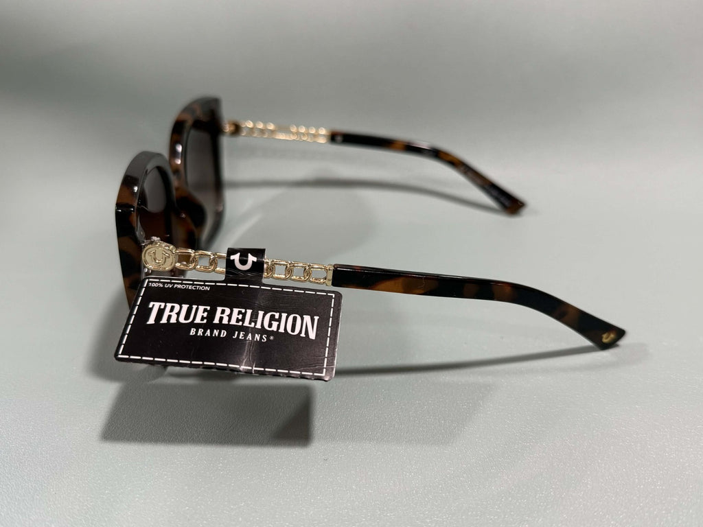 New Original TRUE RELIGION Eye Sunglasses Tinted / Gold Accent TR93103 NWT 2