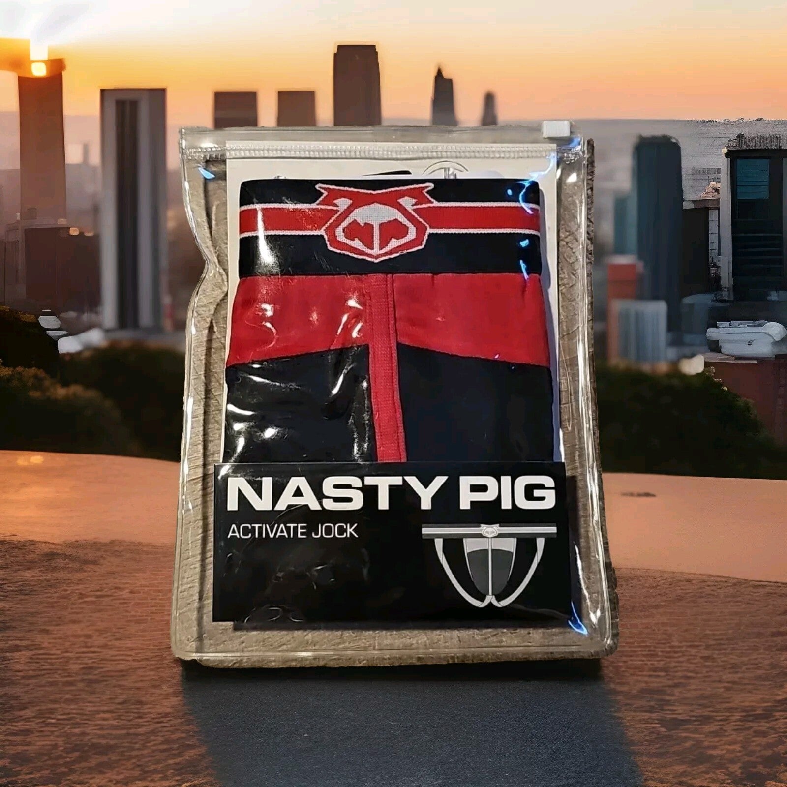 NWT Nasty Pig Activate Jock Strap- Size XL Red/ Black GAY INTEREST  Jockstrap0