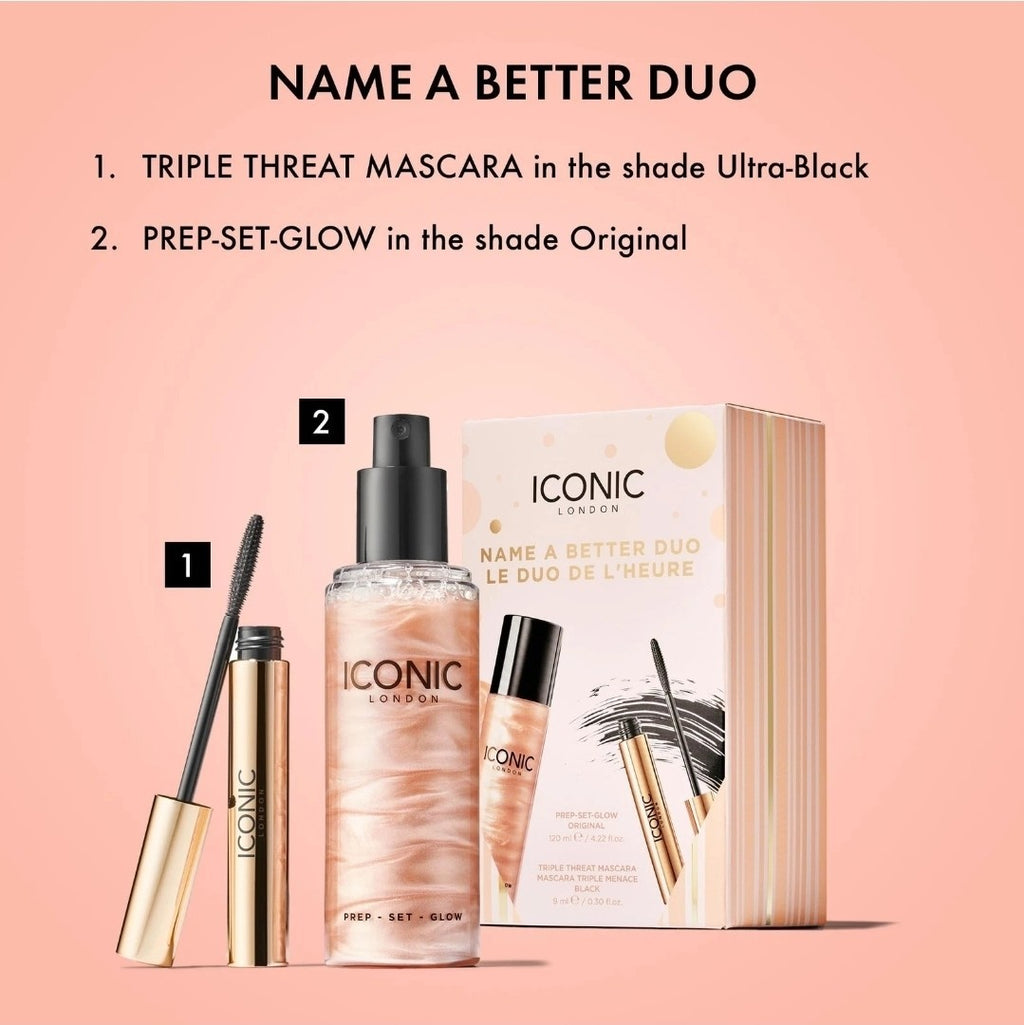 Name a Better DUO Gift Set | Includes Triple Threat Mascara and Prep-Set-Glow...2