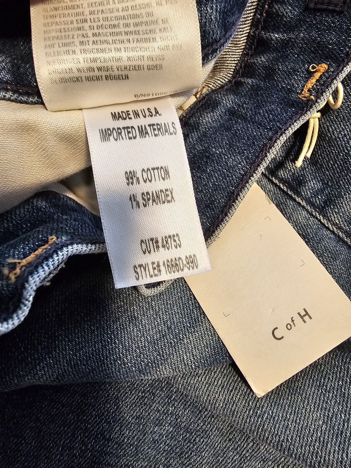 Citizens Of Humanity Elsa Mid Rise Slim Fit Crop Jeans New Size 27 Cadence Distr2