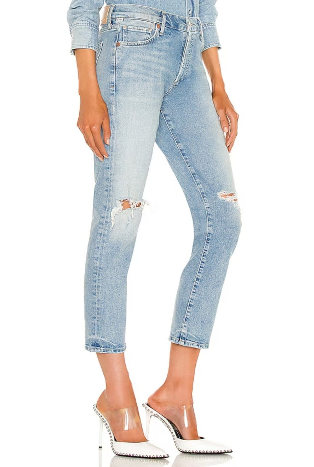 NWT Citizens Of Humanity Emerson Slim Boyfriend Jeans In Sugarciat Sz. 27 41