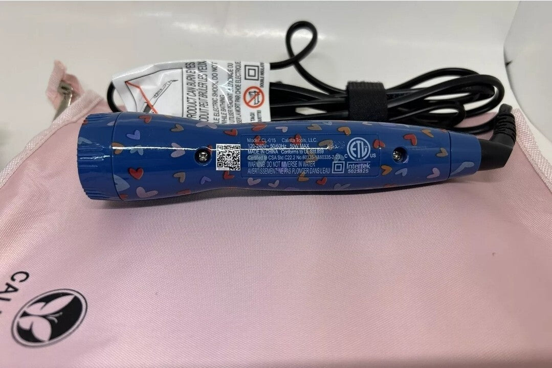 Calista Perfecter Pro Swap Top Heated Round Brush .75" 1" 1.5" Sweet Heart Blue6