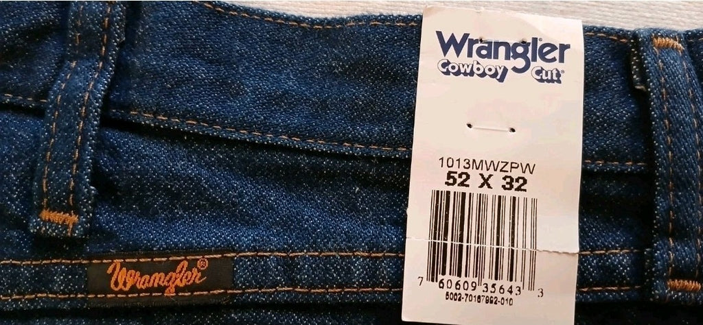 Men's 52x32 Wrangler Pro Rodeo Cowboy Jeans  10H3MWZPW 3
