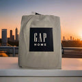 GAP Home Sheet Set Full Solid Percale Gray Easy Care 1 Flat 1 Fitted 2 Pillowcas0
