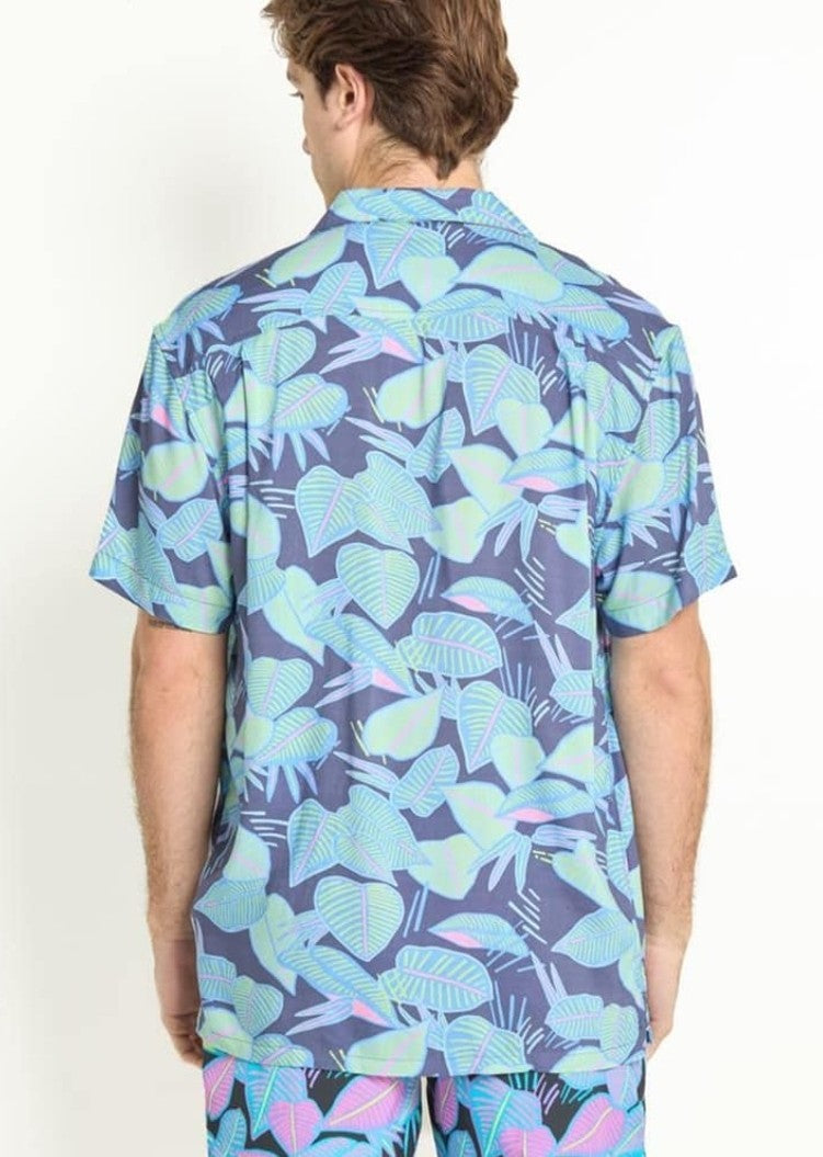 NWT Chubbies The Fluorescent Funks Sunday Shirt Size XLarge Retro Inspired XL1