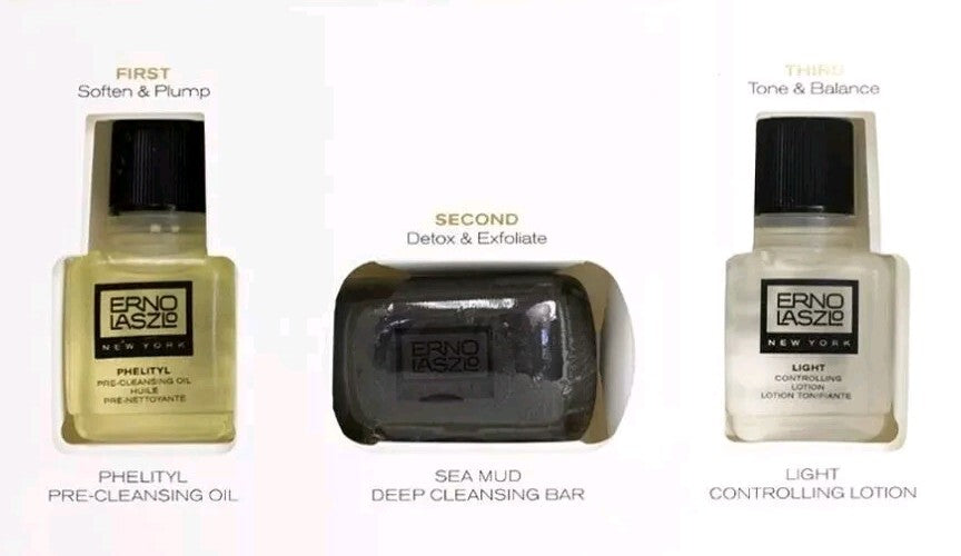 Erno Laszlo A Timeless Ritual  For Ageless Skin Boxed 3pc Set TRAVEL SIZE5