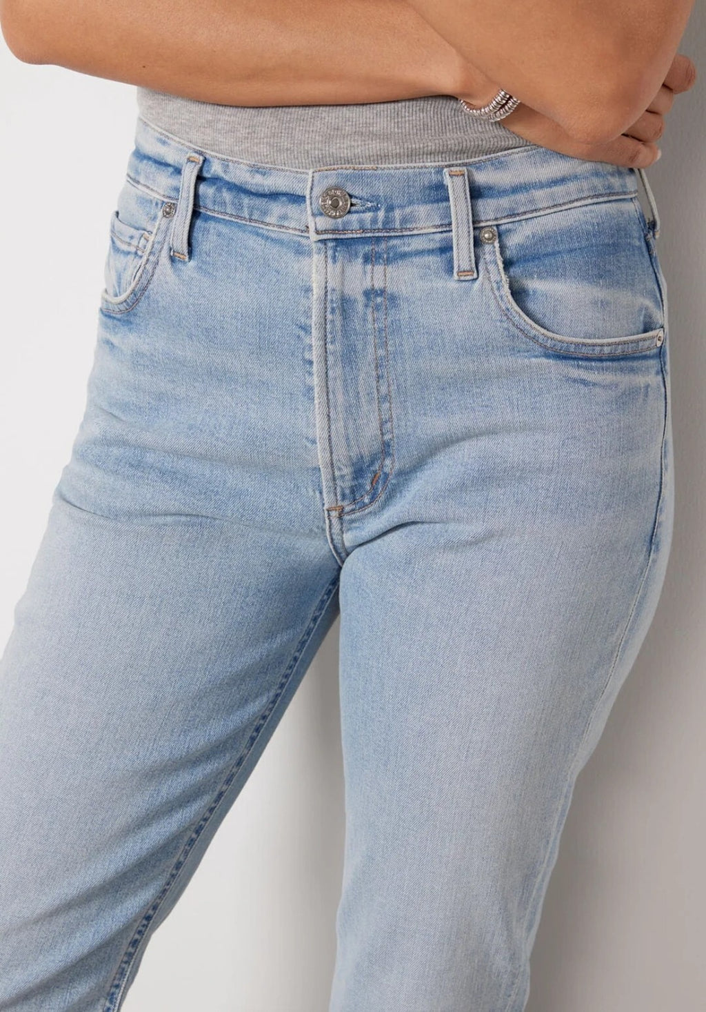 $228 Citizens Of Humanity Women Isola Cropped Boot-Cut Jeans Pants Size 29 Lyric1