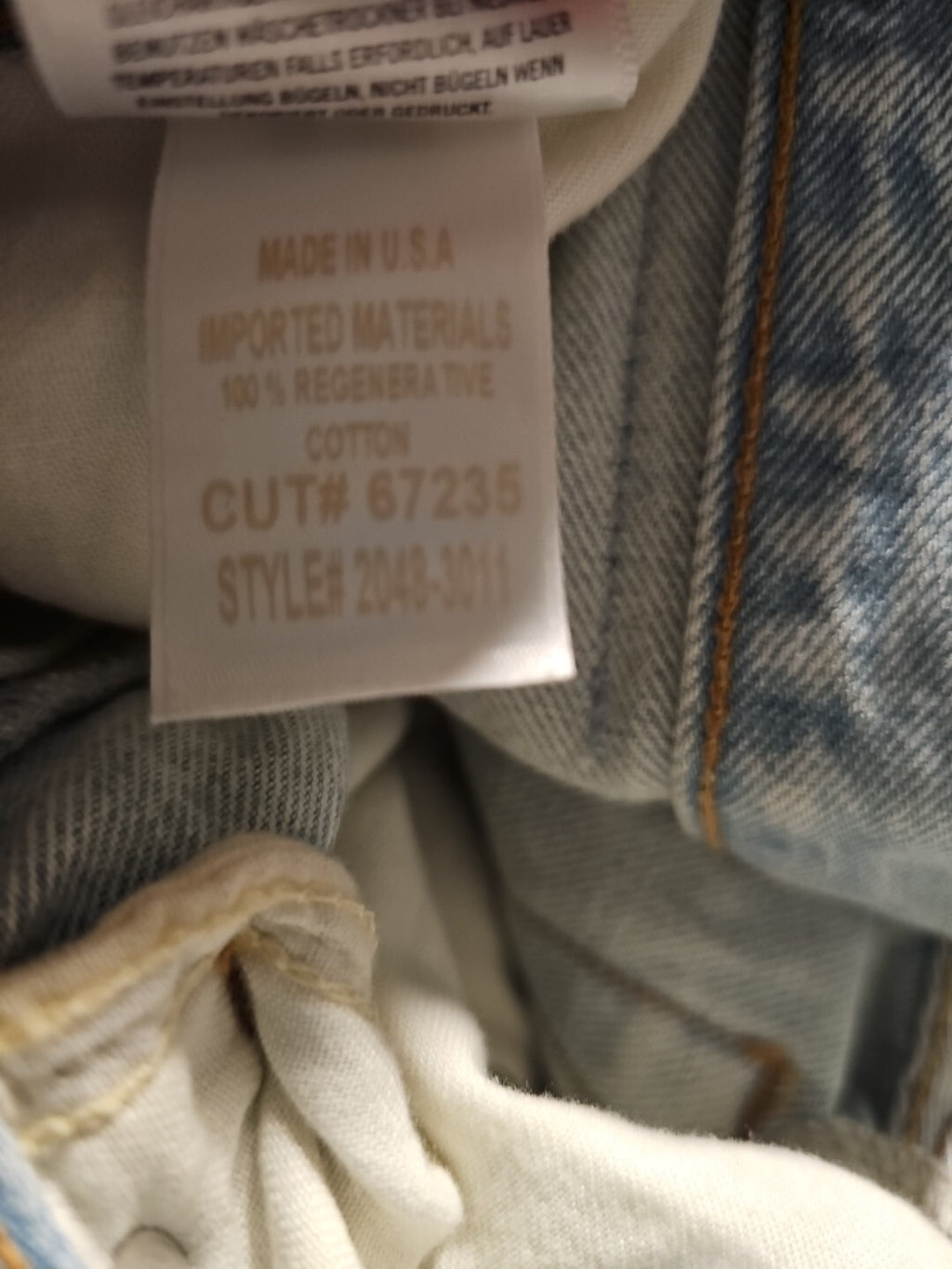 NWOT Citizens of Humanity Tessa High-Rise Culotte Jeans Glacier 27 W Defect * 5