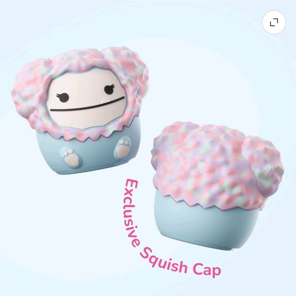 ORDO Squishmallows Kids Rechargeable Sonic Toothbrush Zozo Blue Pink +Squish Cap4