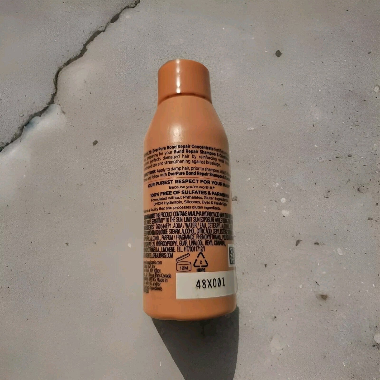 Loreal Ever Pure Bond Repair Concentrate Pre-Shampoo 14% TRAVEL Sz 1.7oz 50ml1