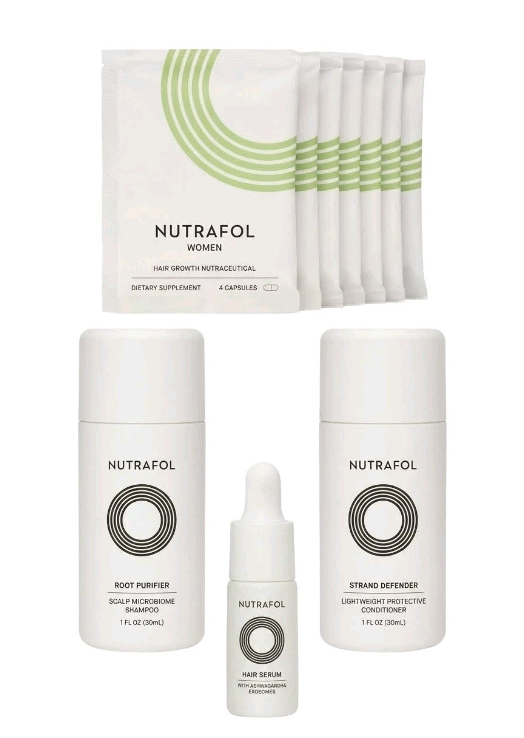 Nutrafol Hair Health Essentials Shampoo/Conditioner/Supplements/Serum Sealed New2