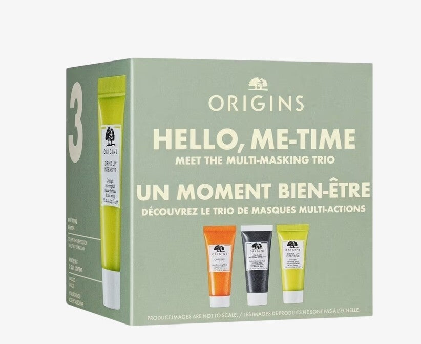 Origins GIFTS FOR ME-Hello Me Time Mini Masking Essentials Boxed Set of 30