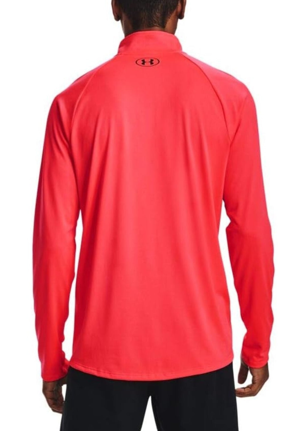NWT Under Armour Men's Tech 2.0 1/2 Zip-Up T-Shirt Heat Gear (628) Orange XXL1