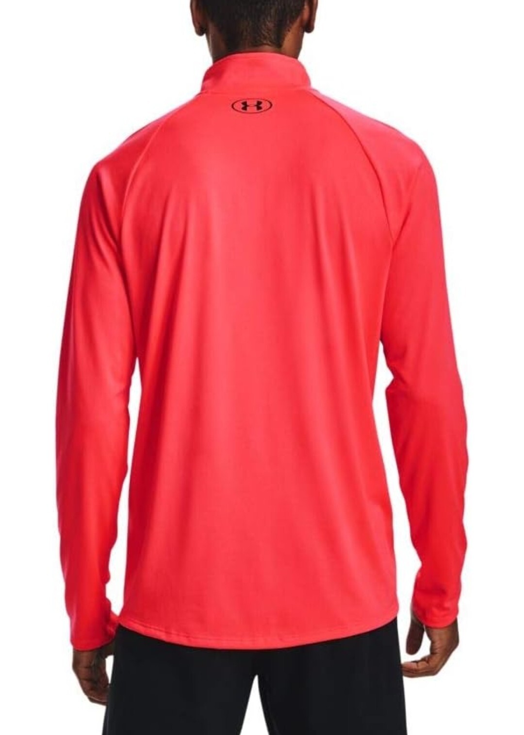 NWT Under Armour Men's Tech 2.0 1/2 Zip-Up T-Shirt Heat Gear (628) Orange XXL1