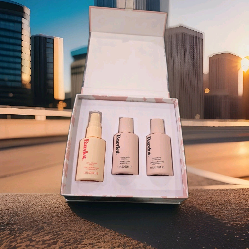Bardot Vegan Travel Kit Volumizing Shampoo Conditioner Spray Set Gift American 2