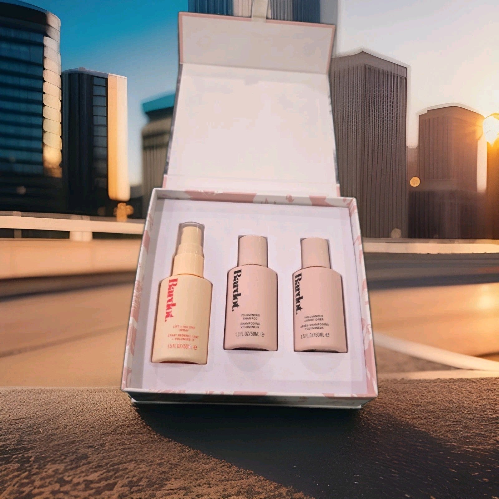Bardot Vegan Travel Kit Volumizing Shampoo Conditioner Spray Set Gift American 2