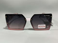 New Original TRUE RELIGION Square Sunglasses Mirrored Gold White  TR572330