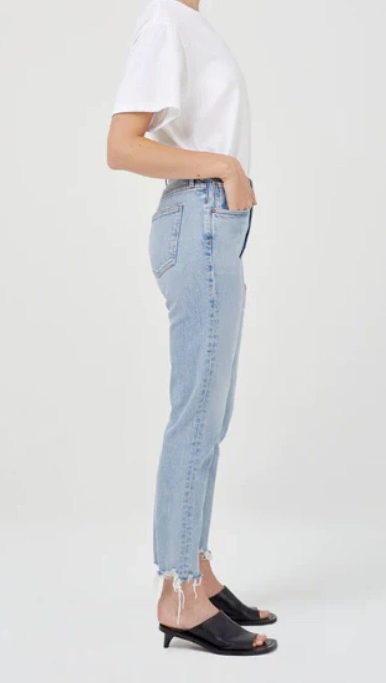 NWT Agolde Sz 27 Merrel Mid-Rise Straight Jeans Astray Wash A9021-1370 Sz 42