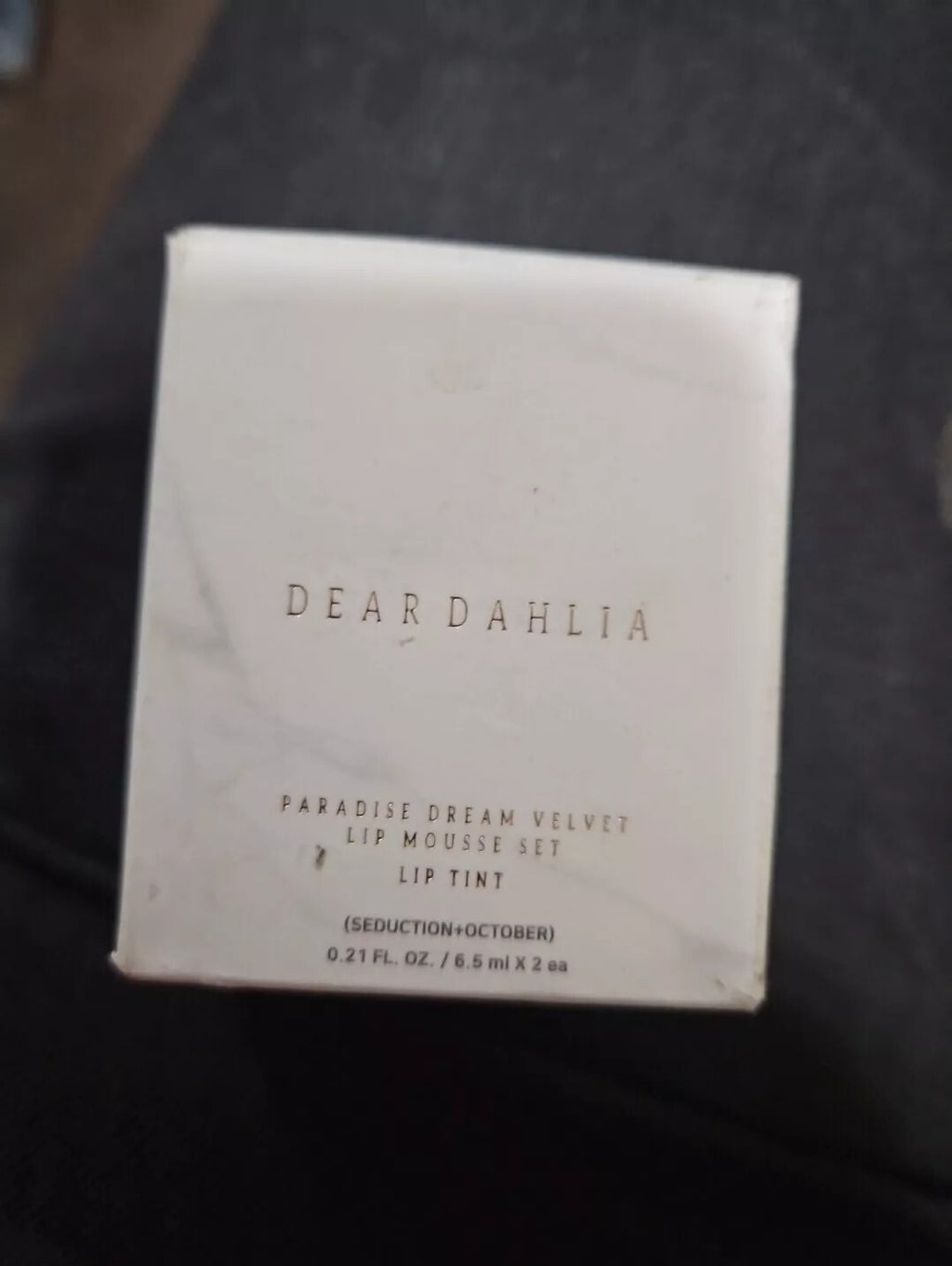 Dear Dahlia Paradise Dream Velvet Lip Mousse 0.21 fl oz 2 pk (Seduction+October)1