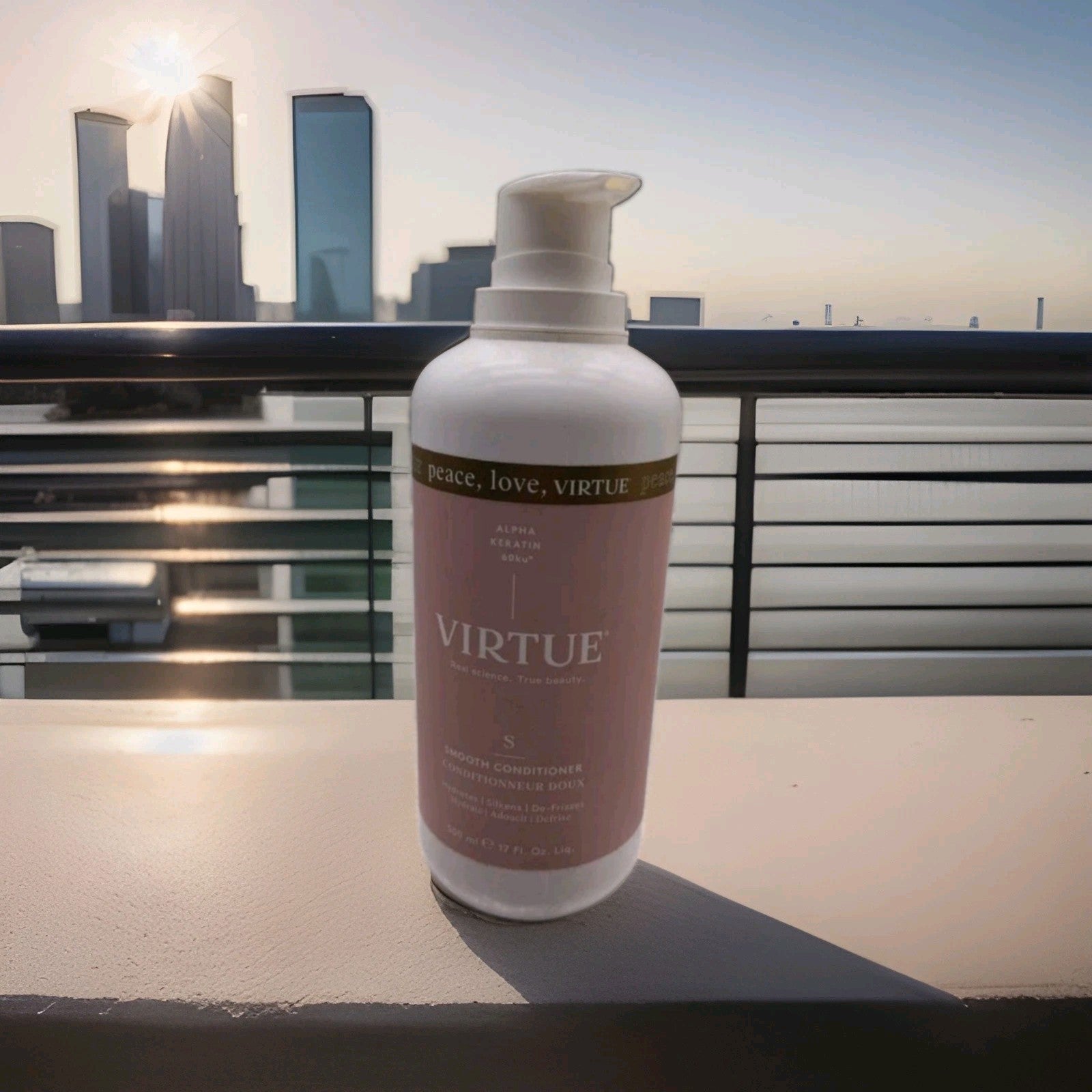 Virtue Smooth Conditioner Hydrates  /  Silkens  /  De Frizzes  500 ml / 17 oz0
