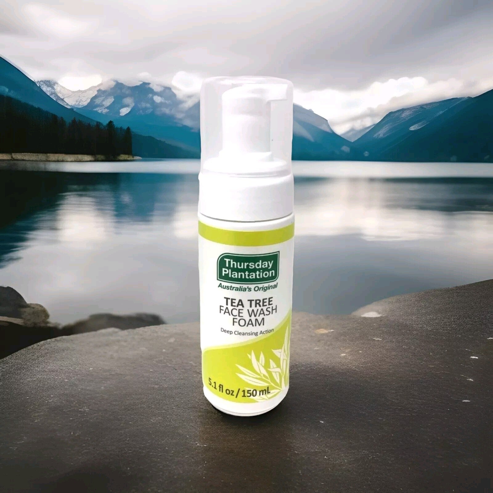 Thursday Plantation Tea Tree Face Wash Foam, Gentle Soap-Free Skin Cleanser, 5.10