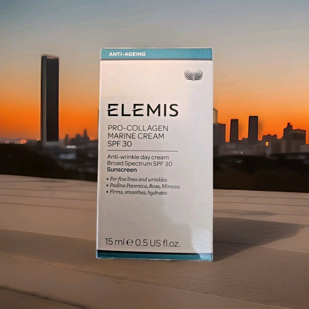 ELEMIS TRAVEL PRO-COLLAGEN MARINE CREAM SPF 30 15ML - NEW IN BOX 07/20280