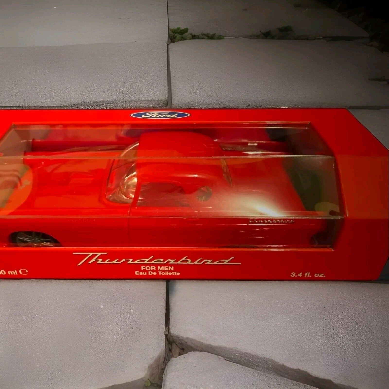 New Red Ford Thunderbird- Men's Car Eau De Toilette 3.4oz 100ml RARE Collectible0