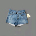 $395 Authentic JEAN ATELIER Flip Shorts In True Blue Barney's NEW YORK Size 260