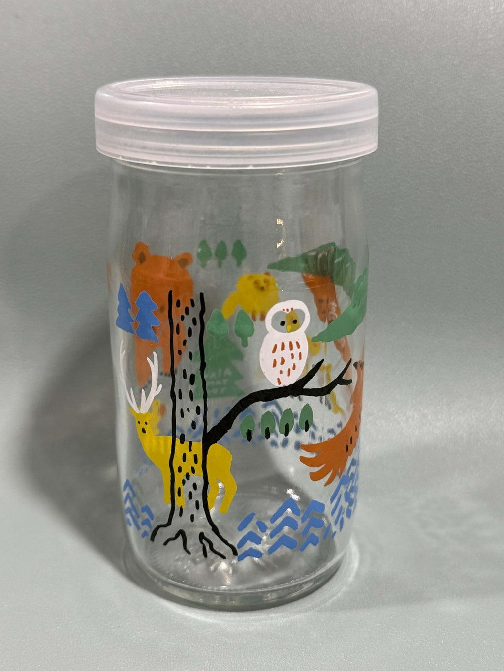 Asahiyama Zoo Collectible Glasses Set of 3 w Lids Japan Animal Tumblers Polar 10