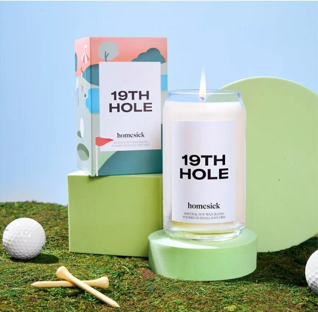 Homesick 19Th Hole Scented Candle White1
