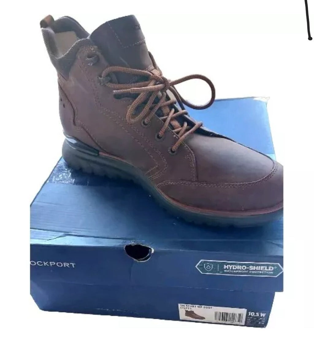 New Rockport Mens Total Motion Sport WP Boots 11 W NIB Dark Brown2