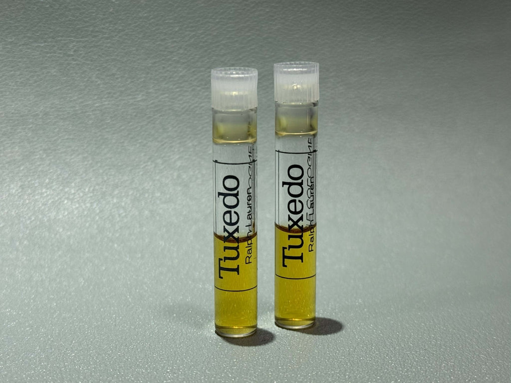 Vtg Ralph Lauren Tuxedo Splash Cologne sample 1ml Ea Set Of 2 Vintage 1993 5