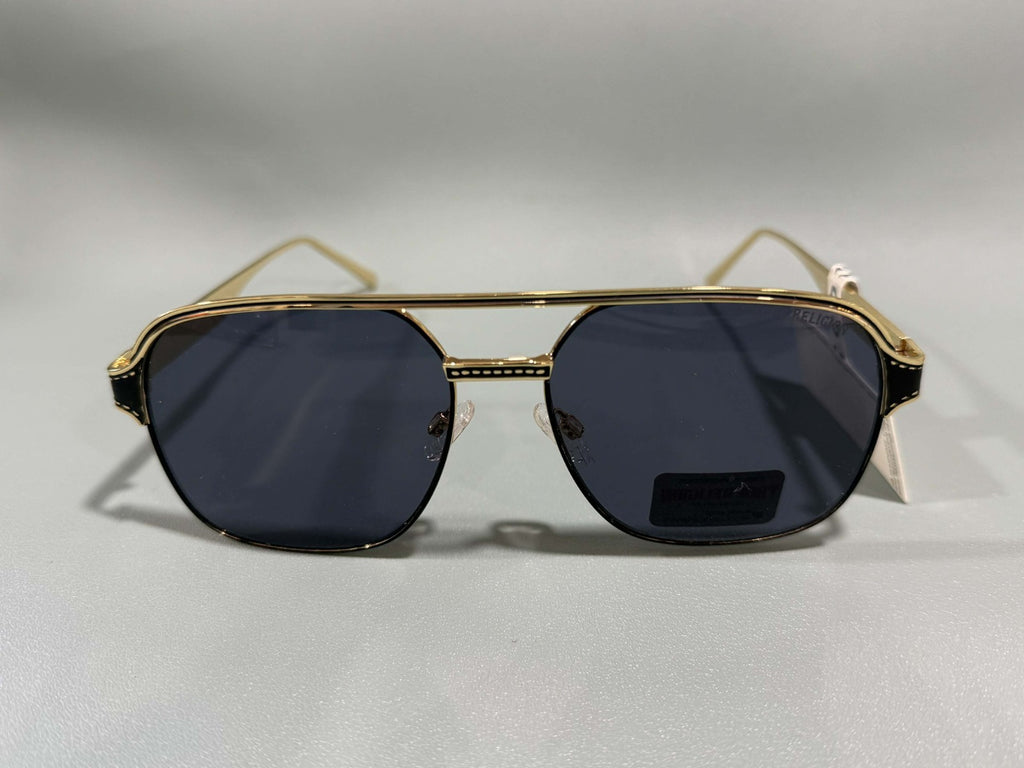 New Original TRUE RELIGION Sunglasses Tinted / Gold  Aviator Horseshoe TRM17460