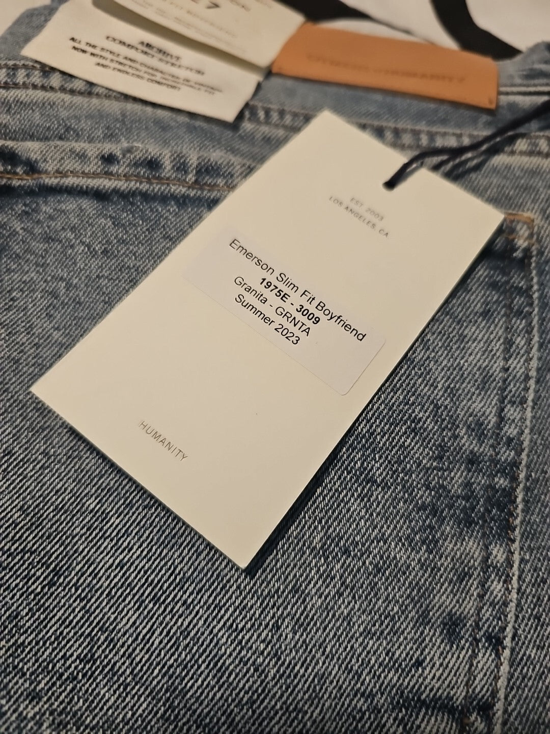 NWT Citizens Of Humanity Emerson Slim Boyfriend Jeans In Granita Sz. 27 COH 41