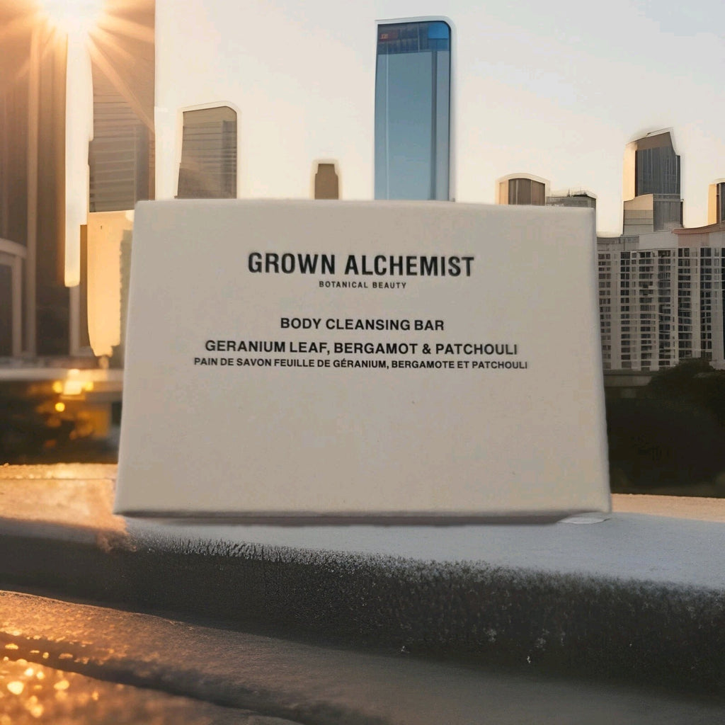 Grown Alchemist Body Cleansing Bar Geranium Leaf Bergamont Patchouli 1.76 OZ0