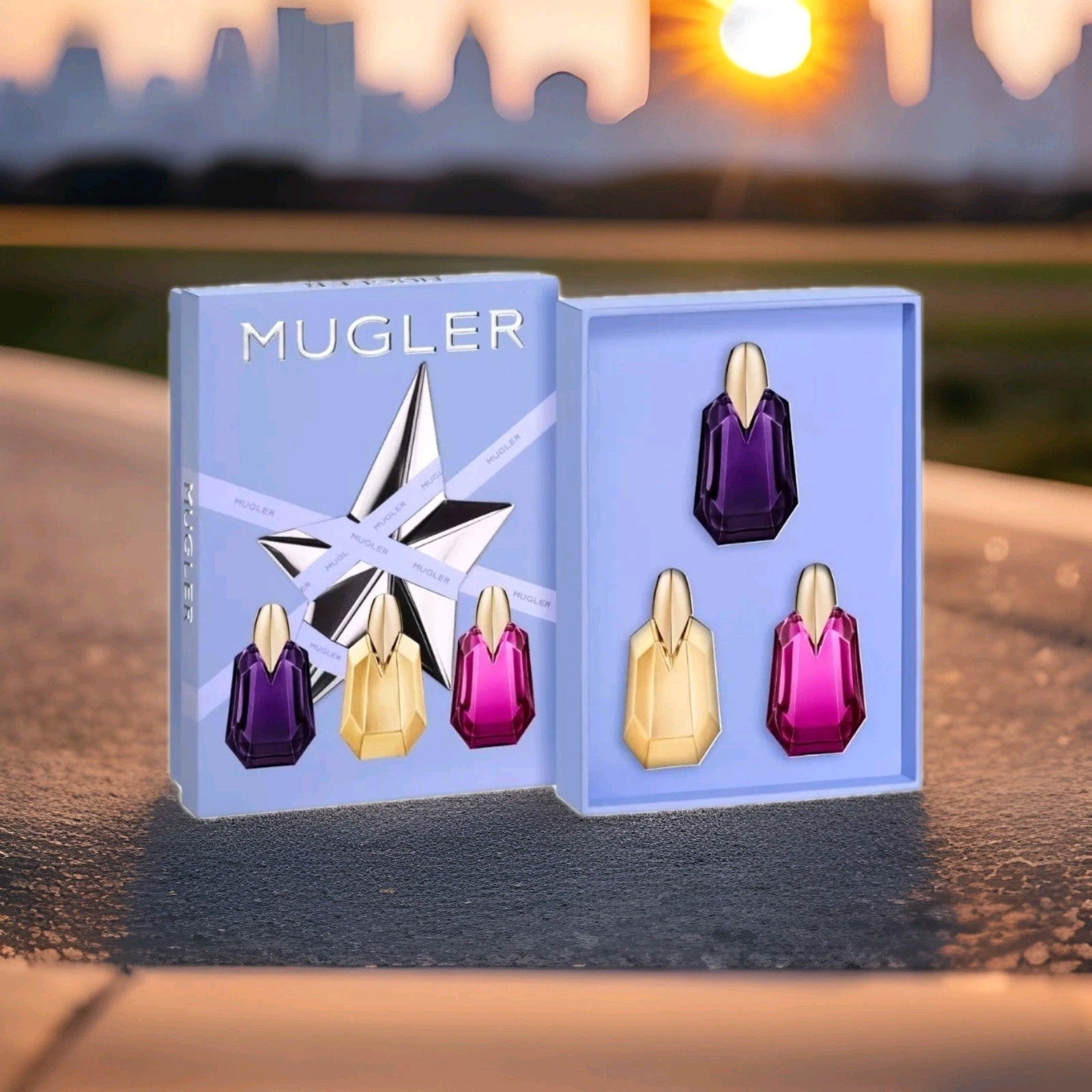 MUGLER Mini Alien Perfume Set Alien Alien Pulp Alien Goddess Eau De Parfum3