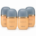 4 × COVER FX Power Play Foundation Full Coverage Matte Long Lasting Shade M4 Lot0