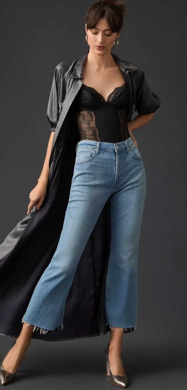 Citizens of Humanity Isola Cropped Boot Jeans SZ 29 IN Pixie Anthropologie NWOT0