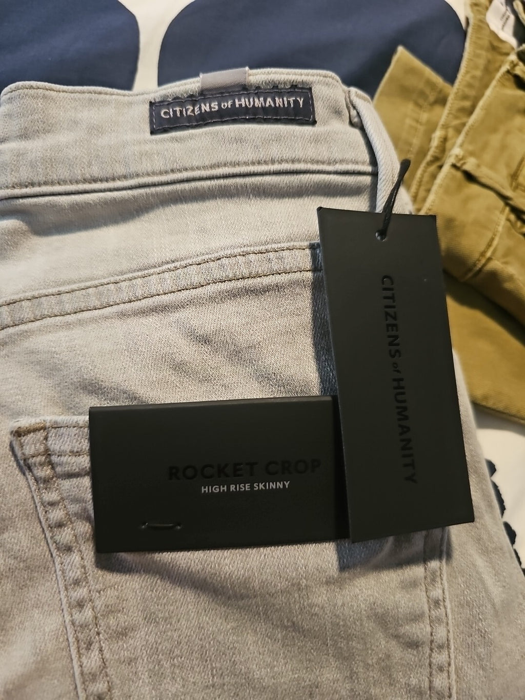 NWT Citizens of Humanity Rocket Crop High Rise Skinny Jeans Sz 23 Sunbaked 1487B2