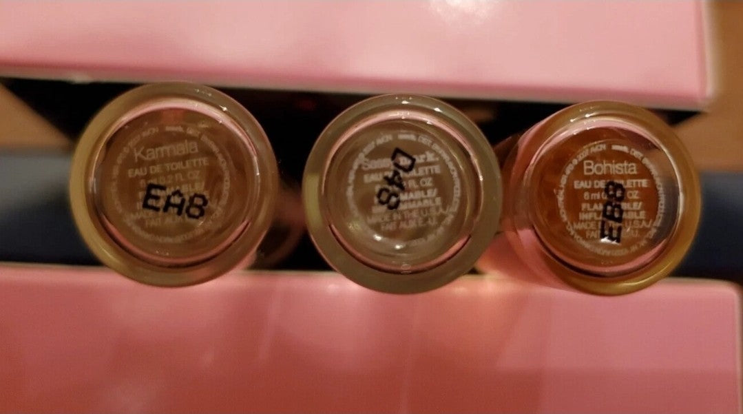 Vintage Mark. Karmala, Bohista and Sassy 3 Pack Fragrance Roll On Womens Avon 2