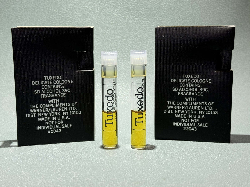 Vtg Ralph Lauren Tuxedo Splash Cologne sample 1ml Ea Set Of 2 Vintage 1993 4