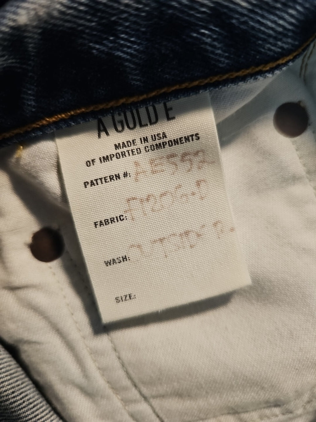 AGOLDE Riley High Rise Denim Cut Off Shorts  Outsider Size 27 NWOT Distressed 3