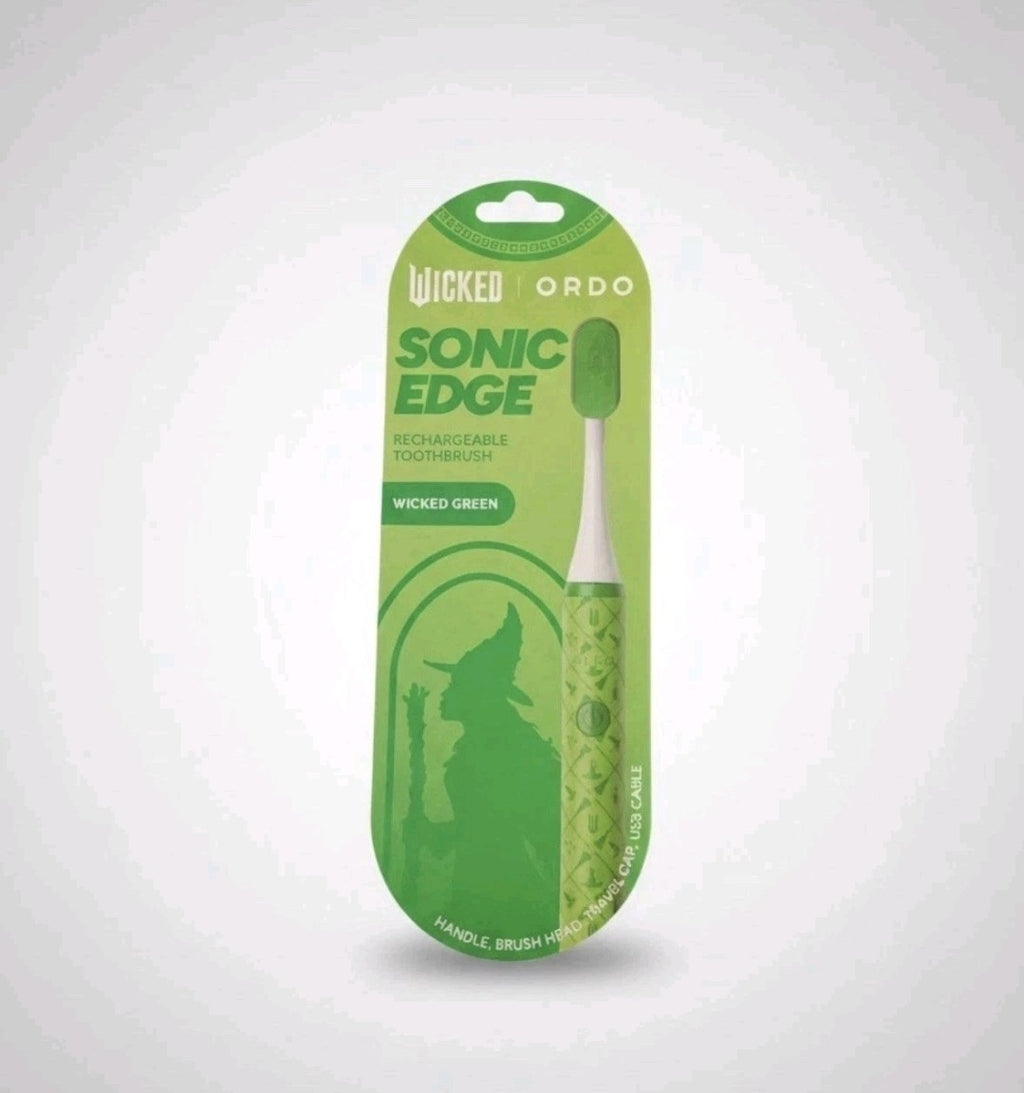 Wicked Movie Sonic Edge Rechargeable USB-C Toothbrush Wicked GREEN Ages 8+ 1